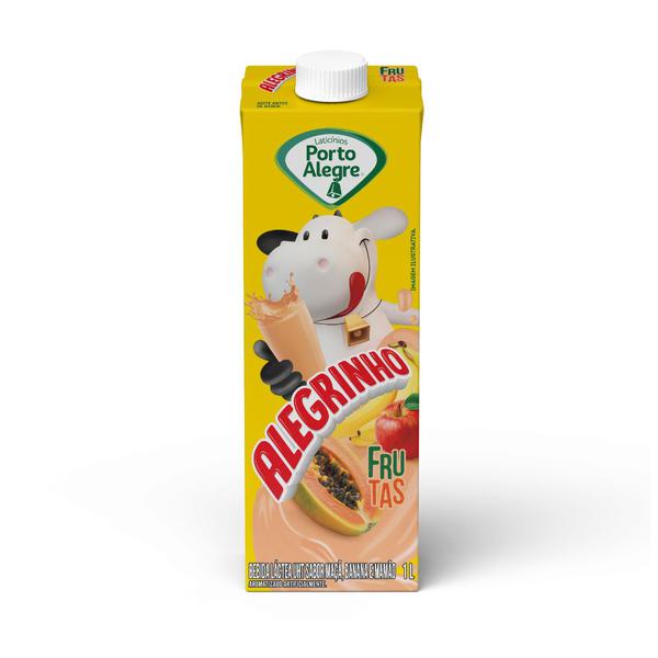 BEB LACTEA UHT ALEGRINHO 1L MACA BANANA MAMAO