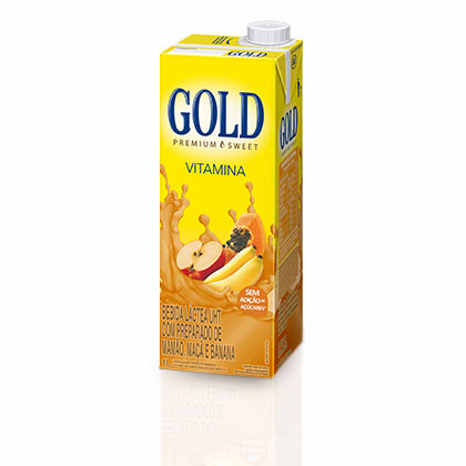 Bebida Lactea Sem Ad De Acucar Gold 1l