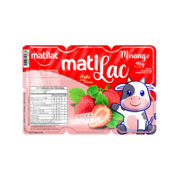 BEB LAC MATILAC 540G MORANGO