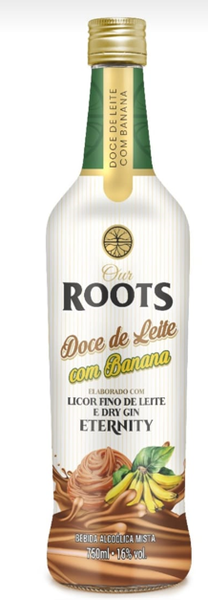 LICOR OUR ROOTS DOCE DE LEITE C/ BANANA 750ML