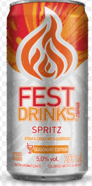 BEBIDA MISTA FEST DRINKS SPRITZ LT 269ML