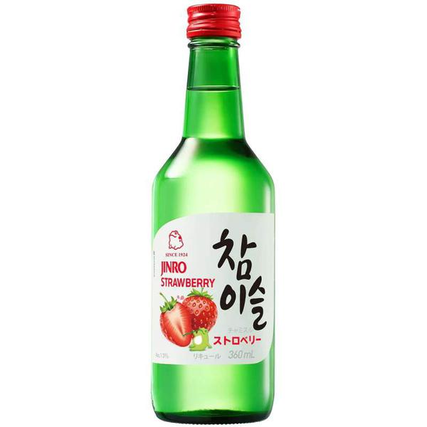 SOJU JINRO 360ML MORANGO