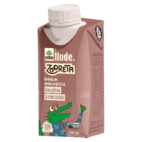 BEBIDA DE AVEIA NUDE ZOORETA CACAU 200ML