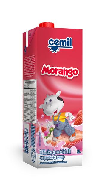 BEBIDA LACTEA CEMIL MORANGO 1L