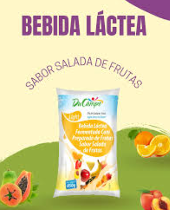 Bebida Lactea Du Campo 850g Salada De Frutas