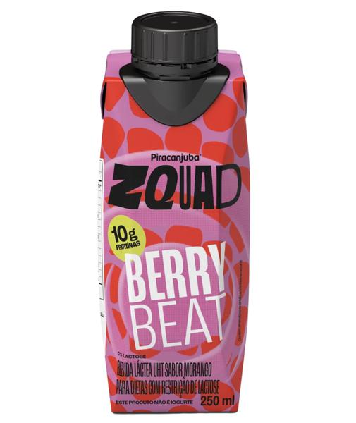 Bebida Láctea Piracanjuba Zquad 10g Proteína 250ml Berry Beat