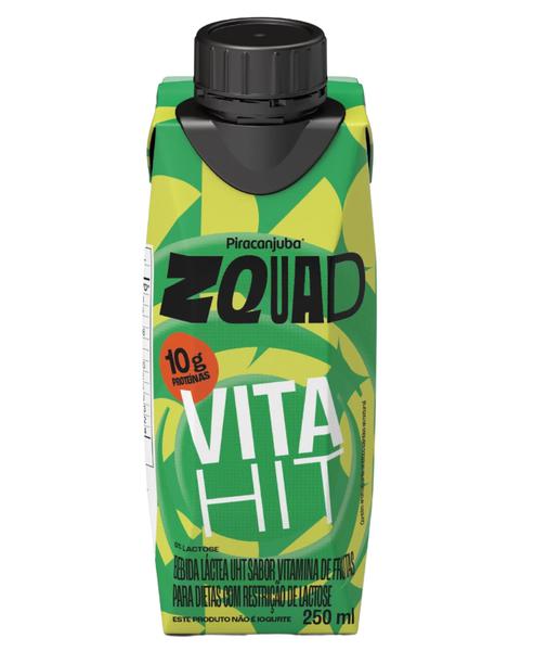 Bebida Láctea Piracanjuba Zquad 10g Proteína 250ml Vita Hit