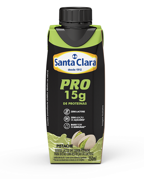 BEB LACTEA STA CLARA 250ML PRO PISTACHE