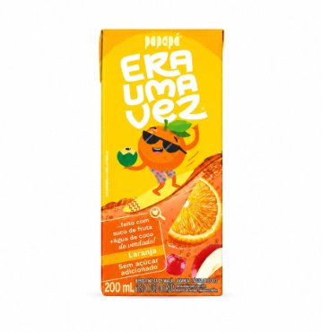 SUCO DE LARANJA ERA UMA VEZ 200ML PAPAPA