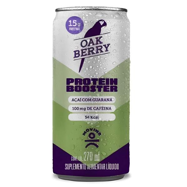 BEBIDA OAK BERRY 270ML 15G ACAI E GUARANA LATA COM