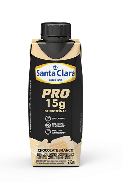 BEBIDA UHT PRO CHOCOLATE BRANCO SANTA CL