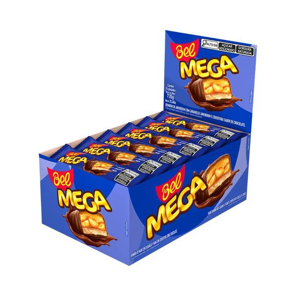 CHOCOLATE AMENDOIM C/CARAMELO MEGA C/24UN 30G BEL
