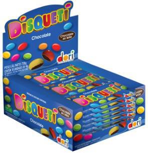 CONFETE DISQUETI DORI CHOCOLATE40G