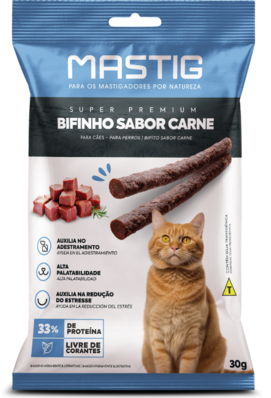 BIFINHO MASTIG GATO CARNE 30G