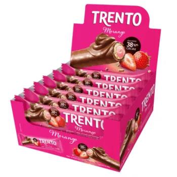 CHOCOLATE TRENTO 29G MORANGO