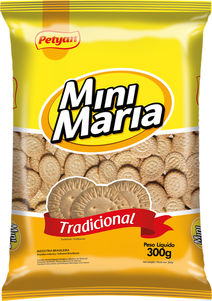 BISCOITO PETYAN 300G MARIA TRAD