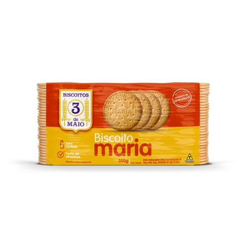 BISCOITO MARIA 3 DE MAIO SABOR LEITE 20X