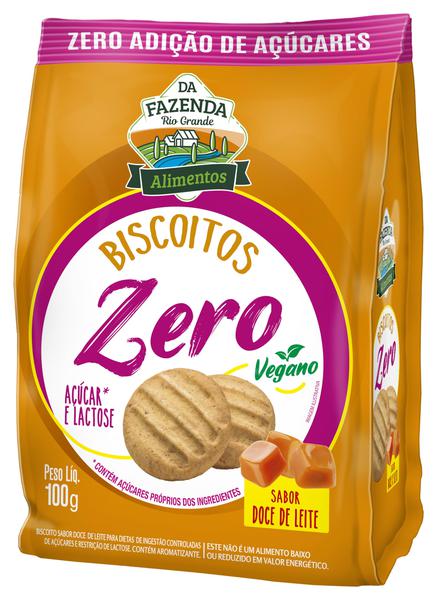 BISCOITO BIOSOFT ZERO DOCE DE LEITE 100G