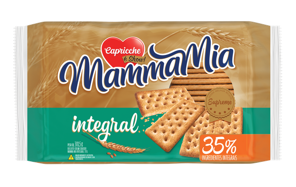 Bisc c Cracker Capricche Mammamia 301,5g Integral