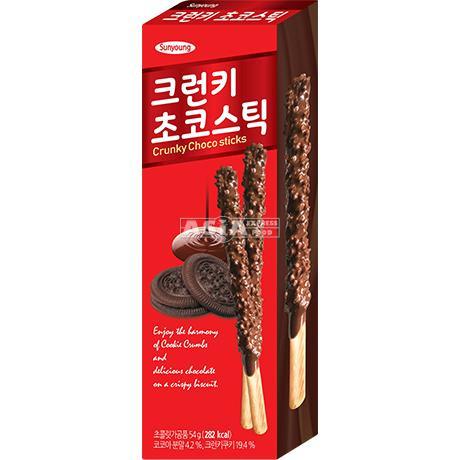 BISC STICKS 54GR CRUNKY CHOCO