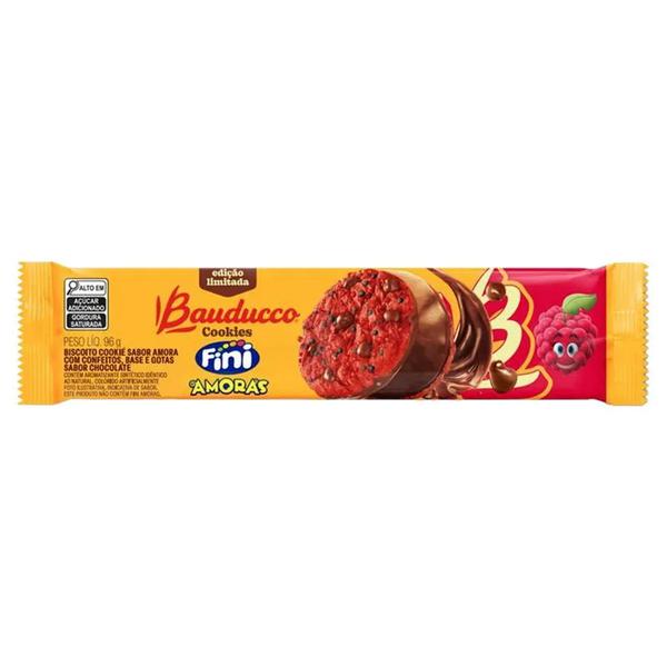 BISCOITO BAUDUCCO COOKIES FINI AMORAS 96G