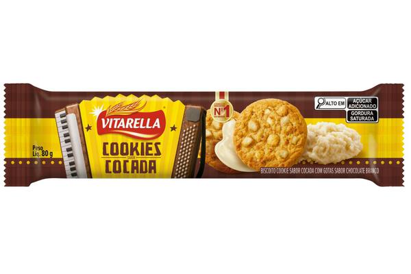 BISC VITARELLA COOKIES COCADA C/GOTAS CH 80G