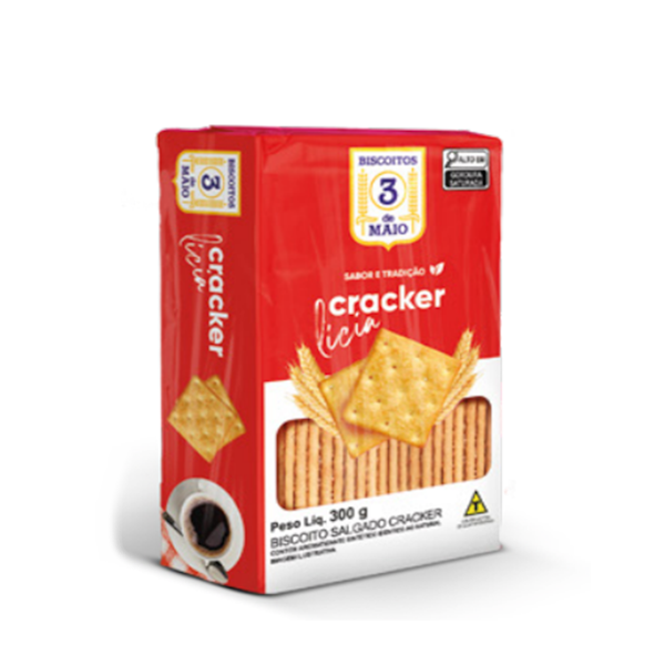 BISCOITO CRACKER 3 DE MAIO 300G