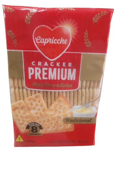 BISCOITO CREAM CRACKER CAPRICCHE PREMIUM 301,5G