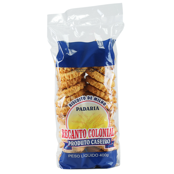 BISCOITO RECANTO COLONIAL 400G MILHO