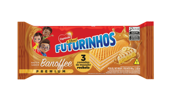 WAFER FUTURINHOS BANOFFEE 80G