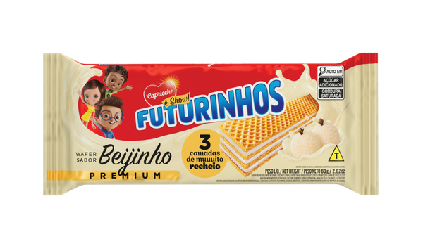 WAFER FUTURINHOS BEIJINHO 80G