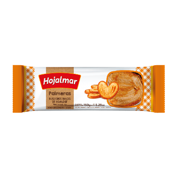 BISCOITO HOJALMAR 150G PALMERAS