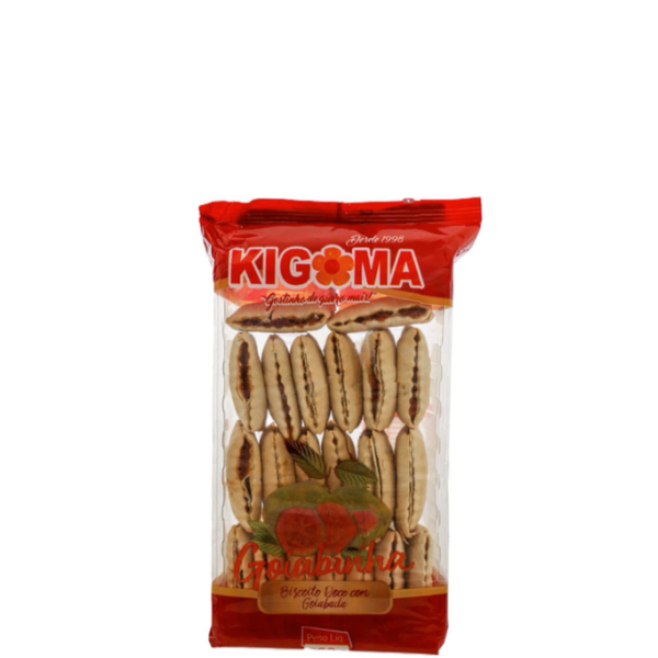 BISCT. FOLHADO KIGOMA COM GOIABADA 200G