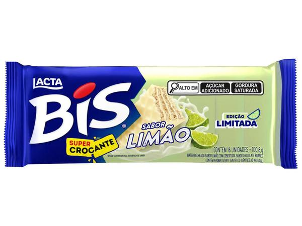 CHOCOLATE LACTA BIS 16UN LIMAO
