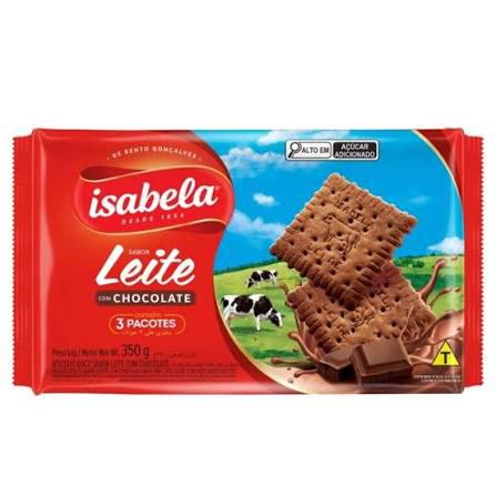 BISC LEITE ISABELA CHOC 350G