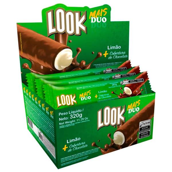 BISC WAFER LOOK MAIS DUO 20G LIMAO ~