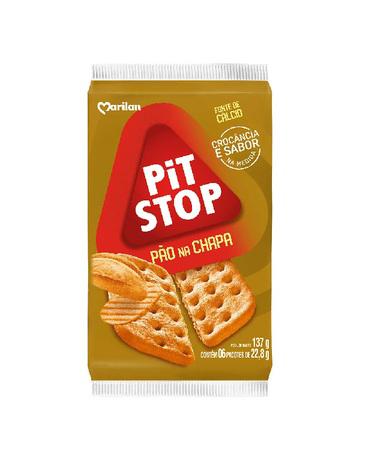 BISCOITO PIT STOP PAO NA CHAPA 137G