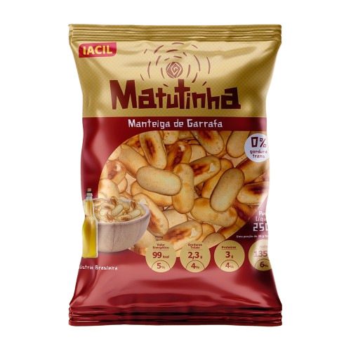 BISCOITO MATUTINHA MANT GARRAFA IACIL 250G