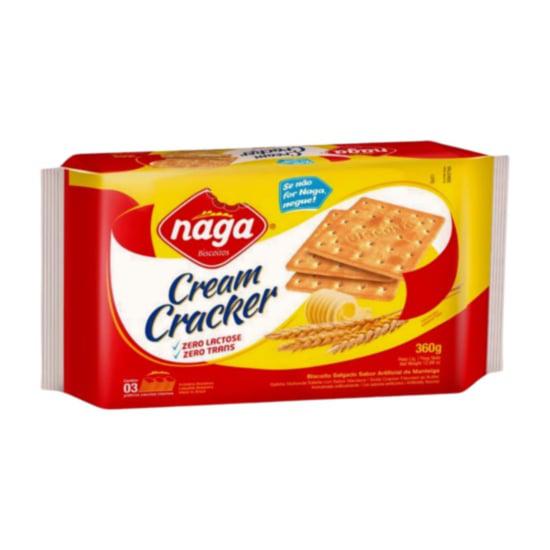 BISCOITO NAGA CREAM CRACKER 360G