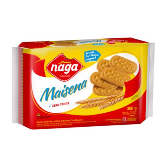BISCOITO NAGA MAISENA 360GR