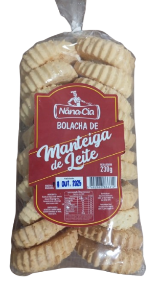 BOLACHA DE MANTEIGA DE LEITE 230G NANA &