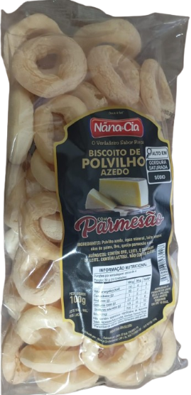 BISCOITO DE POLVILHO C/ PARMESAO 100G NA