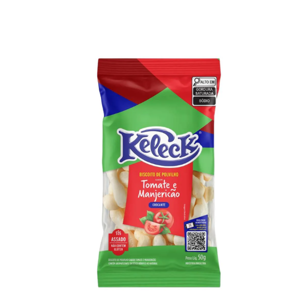 BISCOITO SABOR TOMATE E MANJERICAO 50G