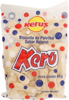 BISCOITO DE POLVILHO KERUS  NATURAL 40G