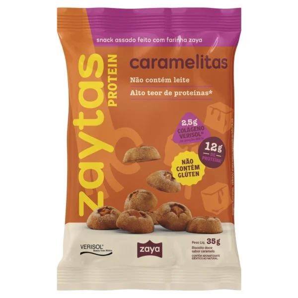 BISC ZAYA 35G PROT CARAMEL