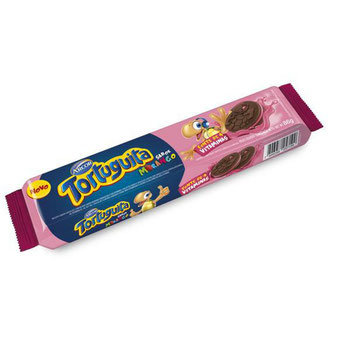 BISCOITO TORTUGUITA MORANGO 86G