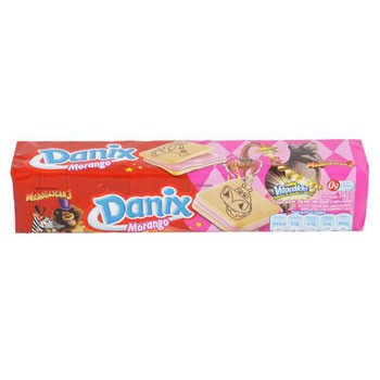 BISCOITO DANIX MORANGO 130G