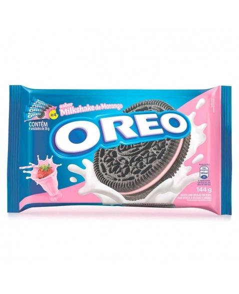 BISC OREO RC 144GR MILKSHAKE MORANGO