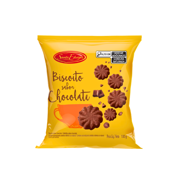 BISC S.EDWIRGES CHOCO G.PINTADINHA 100G