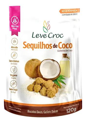 Biscoito Sequilos Levecroc Coco 120gr